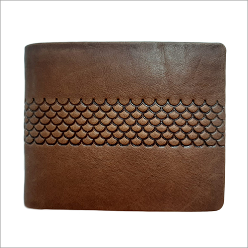 Mens Brown Pure Leather Wallet